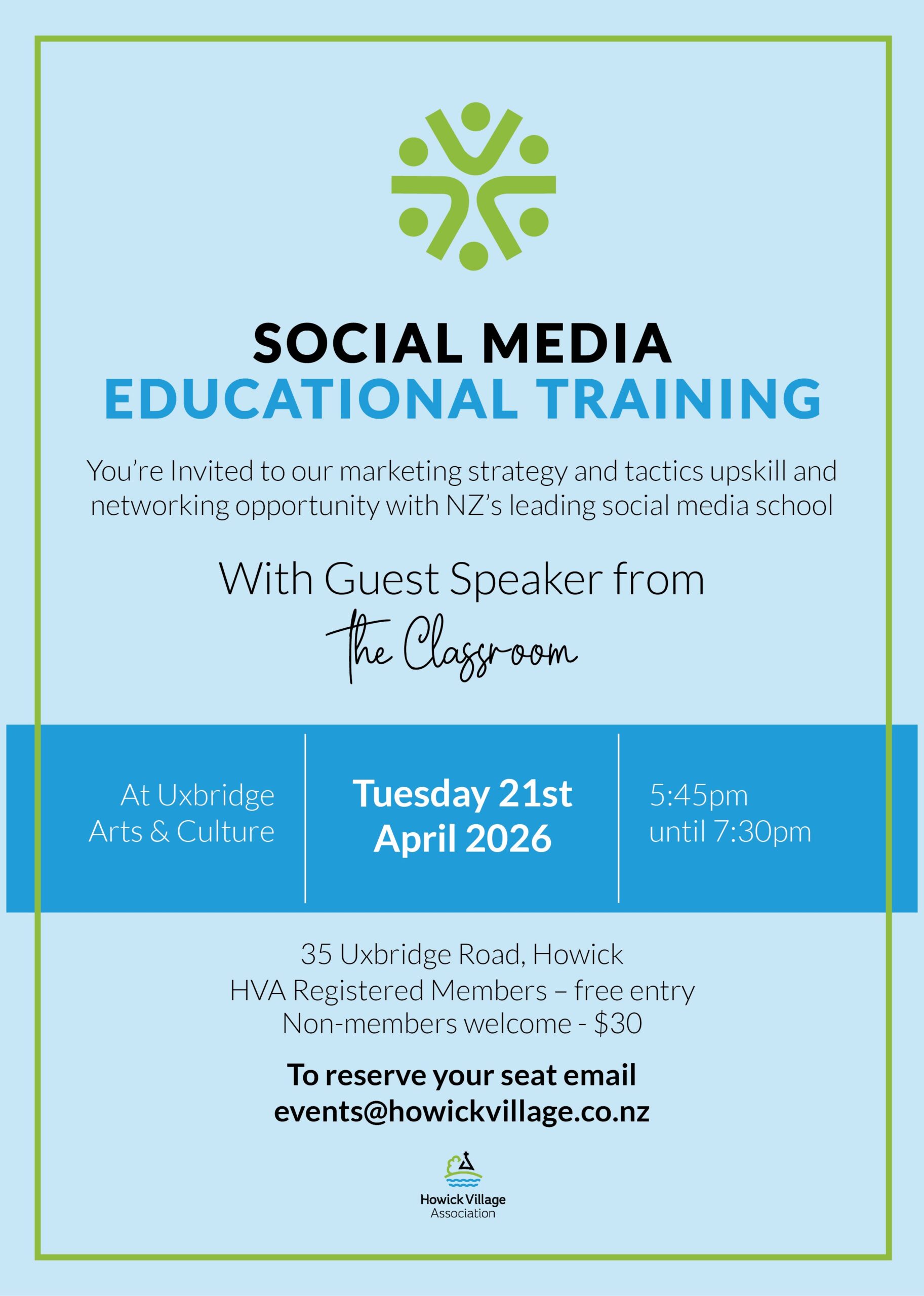 Social Media Training Apr 26